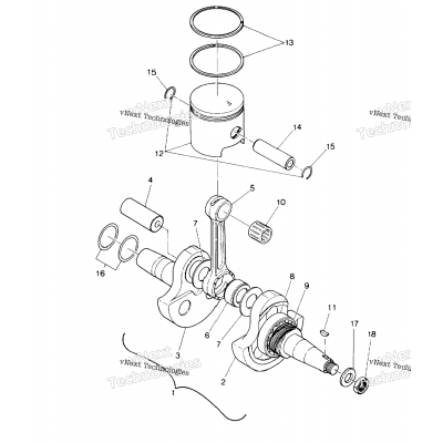 Crankshaft & Piston Assembly