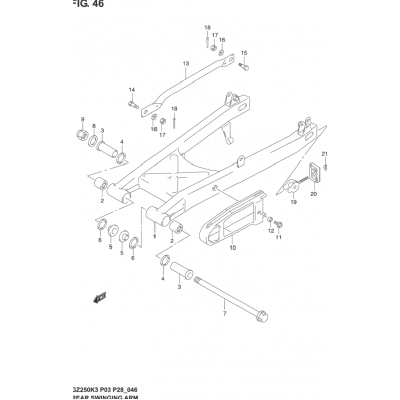 REAR SWINGING ARM