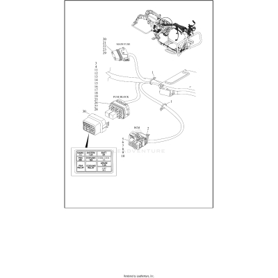 WIRING HARNESS, MAIN (9 OF 10)