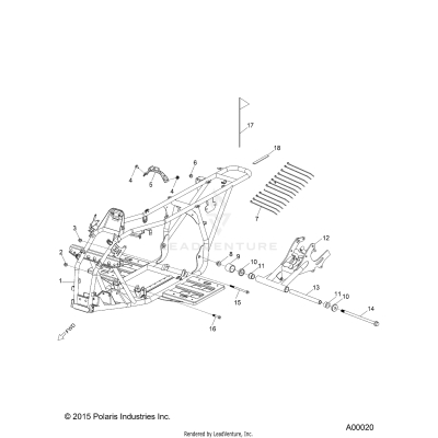 CHASSIS, FRAME - A20YAK11B7/B6 (A00011)