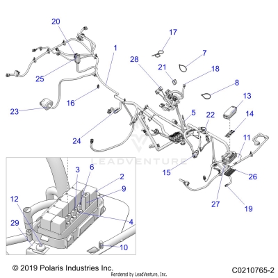 ELECTRICAL, HARNESS - A20SYE95PH (C0210765-2)