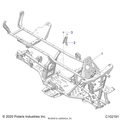 CHASSIS, FRAME - A20SDA57A5/L4/E57A4/LE (C102191)
