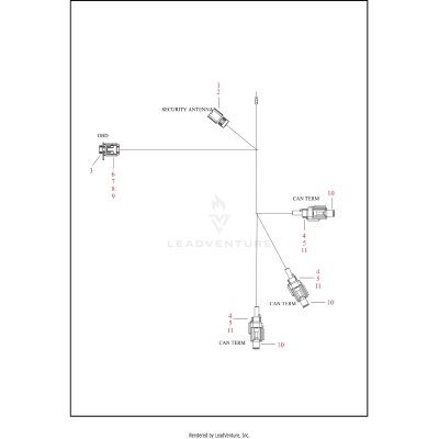 WIRING HARNESS, MAIN (2 OF 5)