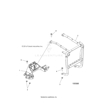 BODY, FRONT BUMPER SUPPORT - A19SXN85A8 [100588]