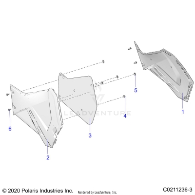 BODY, SIDE PANELS - A25SEE57P2/P4 (C0211236-3)