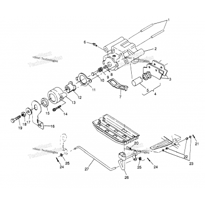 Rear Brake Assembly 4X4 300