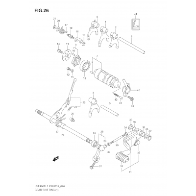 GEAR SHIFTING (1)(LT-F400FZL1 E33)