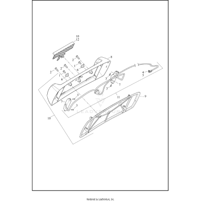 LICENSE PLATE LIGHT - FLRT (HDI, ENGLAND, JAPAN)