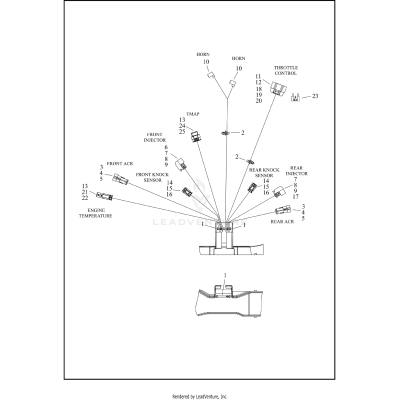 WIRING HARNESS, MAIN, NON-ABS - FLHT, FLHX (3 OF 8)