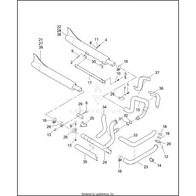 EXHAUST SYSTEM - FLSTS/I