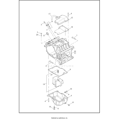 TRANSMISSION HOUSING & OIL PAN