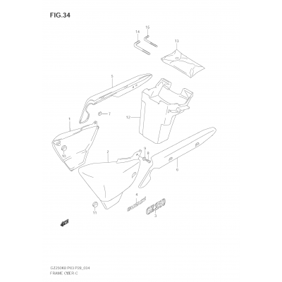 FRAME COVER (MODEL K8/K9)