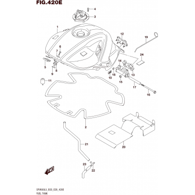 FUEL TANK (SFV650AL5 E33)