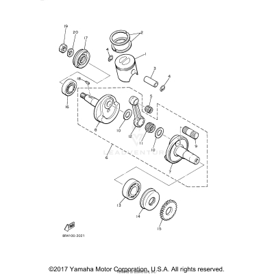 CRANKSHAFT PISTON