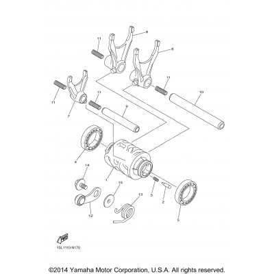 Shift Cam Fork