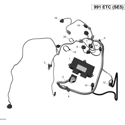 10- Engine Harness And Electronic Module _51R1533