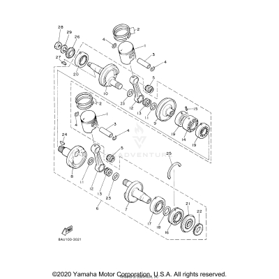 CRANKSHAFT & PISTON
