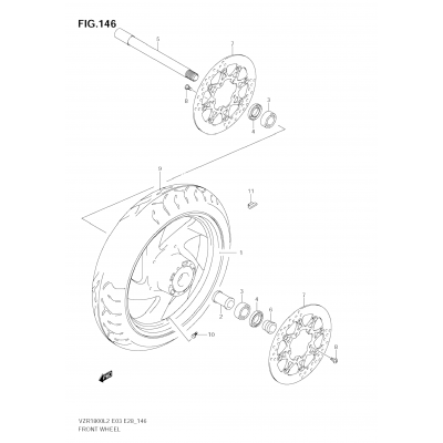 FRONT WHEEL (VZR1800Z L2 E28)