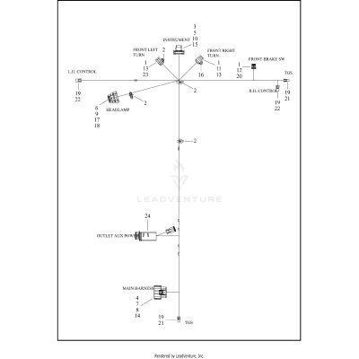 WIRING HARNESS JUMPER - FRONT