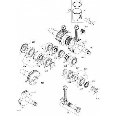 01- Crankshaft And Pistons