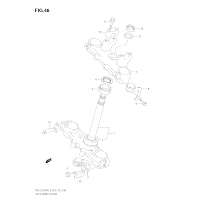 STEERING STEM (E28)