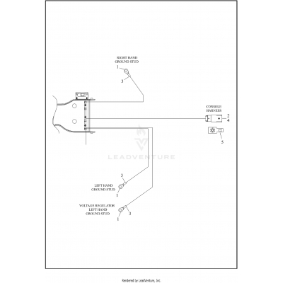 WIRING HARNESS, MAIN, NON-ABS - FLHR (5 OF 8)