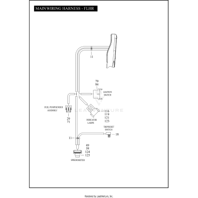 MAIN WIRING HARNESS - FLHR (4 OF 4)