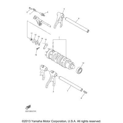 Shift Cam Fork