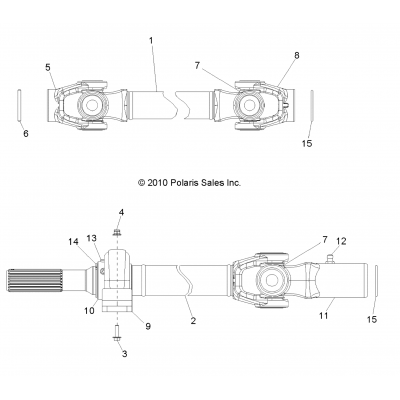 Drive Train, Front Prop Shaft