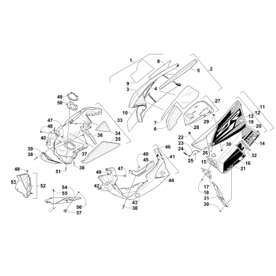 SKID PLATE AND SIDE PANEL ASSEMBLY