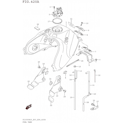 FUEL TANK (DL1000AL5 E03)