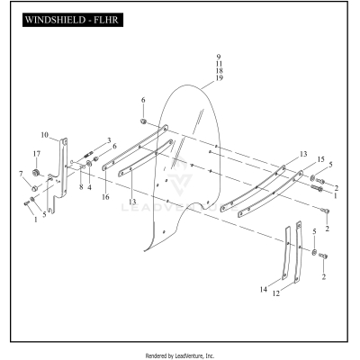WINDSHIELD - FLHR