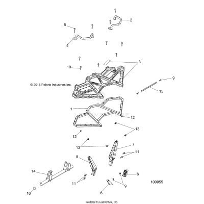 BODY, REAR RACK - A19SVS95FR [100955]