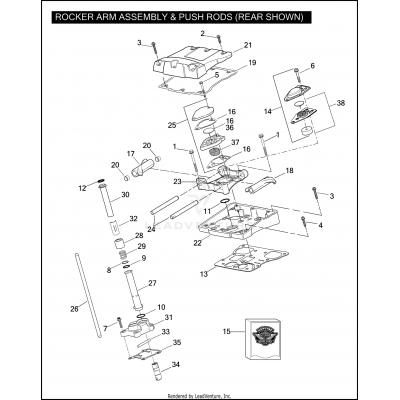 ROCKER ARM ASSEMBLY & PUSH RODS - TWIN CAM 103™