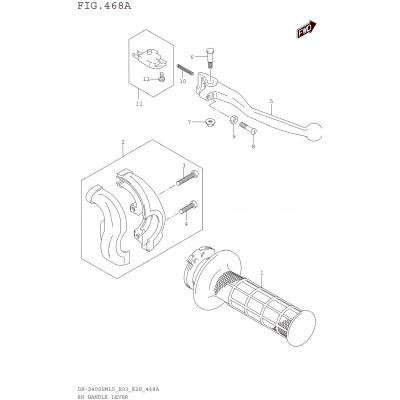 RH HANDLE LEVER