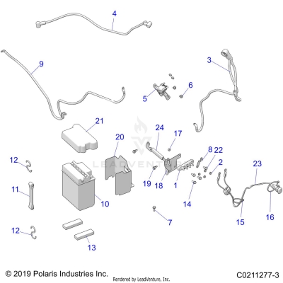 ELECTRICAL, BATTERY - A20SEA57L6/L7 (C0211277-3)