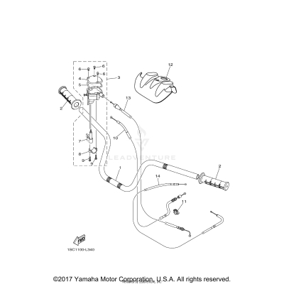 STEERING HANDLE CABLE