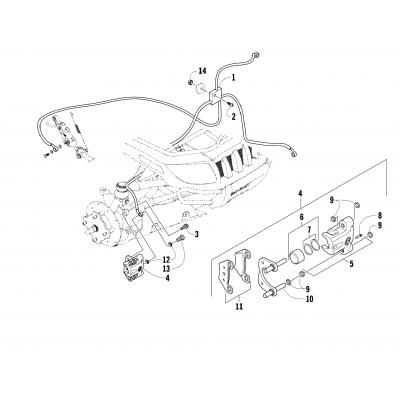 HYDRAULIC BRAKE ASSEMBLY