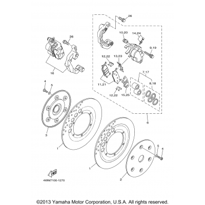 Front Brake Caliper