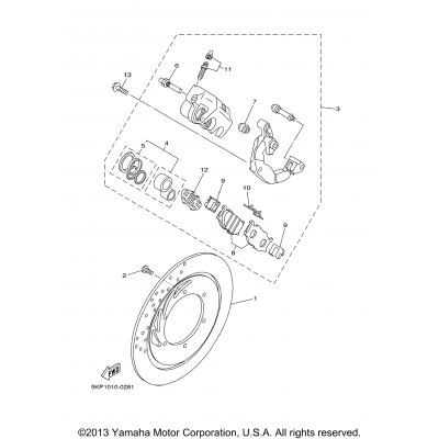 Front Brake Caliper