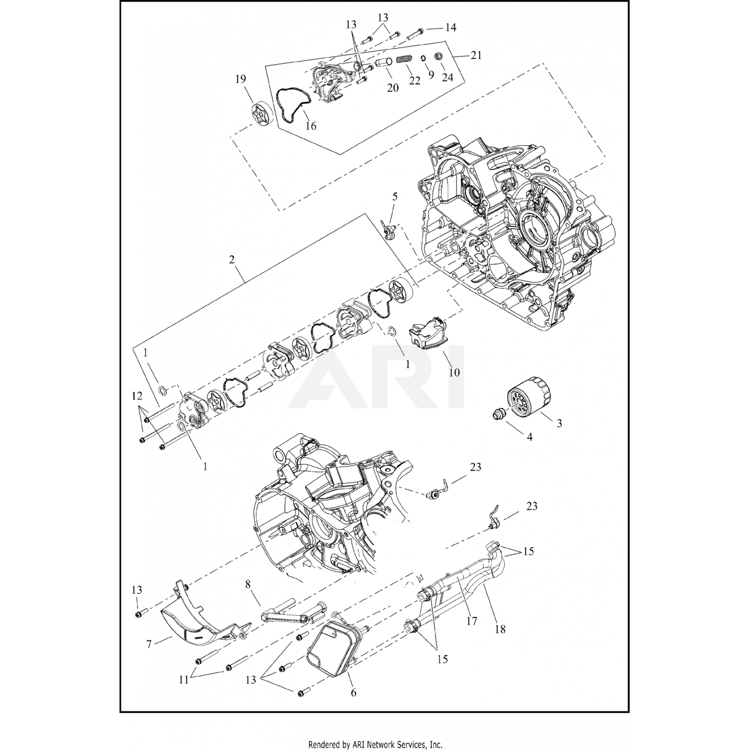 62700235 Harley Davidson - BAFFLE,OIL SYS,PUMP INLET | oil system