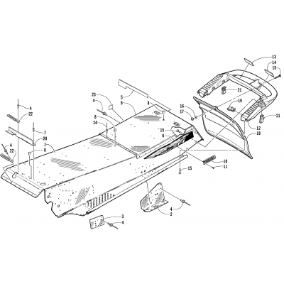 TUNNEL AND REAR BUMPER