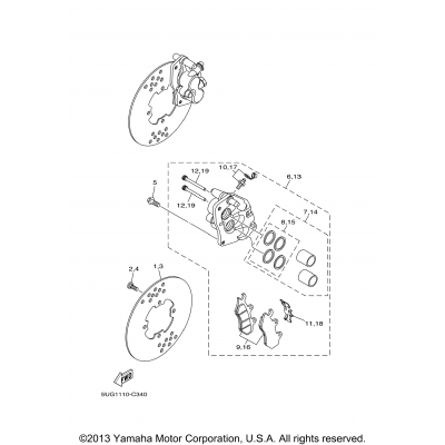 Front Brake Caliper