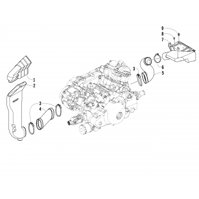 CASE/BELT COOLING ASSEMBLY