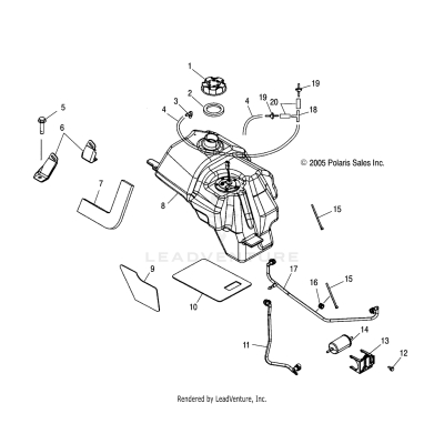 FUEL TANK - A06MH50AQ/AX/AY/AZ/AL/AT (4999200139920013A14)