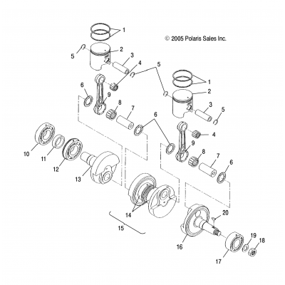 Engine, Piston & Crankshaft S14cb5bsa/Bsl/Bel