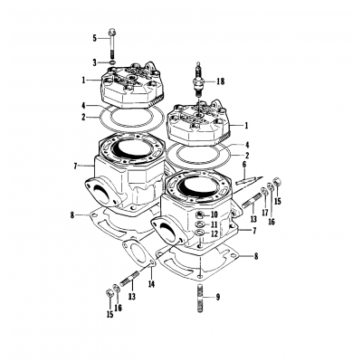 CYLINDER AND HEAD ASSEMBLY