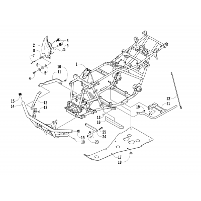 FRAME AND RELATED PARTS