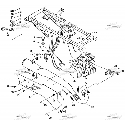 Exhaust System Sportsman 4X4