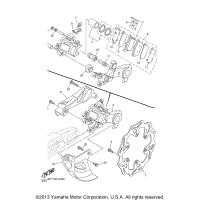 Rear Brake Caliper